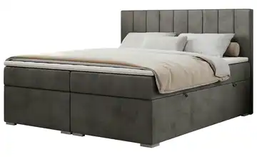Boxbett mit Bettkasten Ally 120x200 cm H3 Basaltgrau