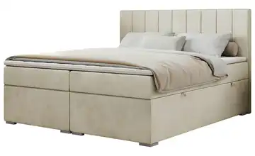 Boxbett mit Bettkasten Ally 120x200 cm H3 Creme