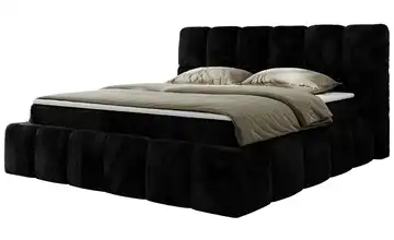 Boxbett mit Bettkasten Nira 180x200 cm H3 Schwarz