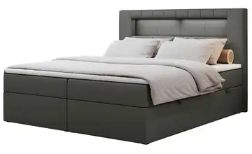 Boxbett mit Bettkasten Gold 5 120x200 cm H4 Anthrazit