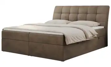 Boxbett mit Bettkasten Diegos 180x200 cm H4 bronzefarben