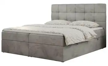 Boxbett mit Bettkasten Erni 180x200 cm H3 Silbergrau