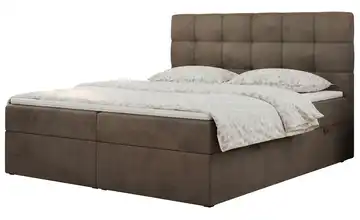 Boxbett mit Bettkasten Erni 160x200 cm H3 bronzefarben