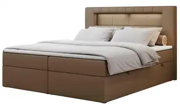 Boxbett mit Bettkasten Gold 5 160x200 cm H3 Braun