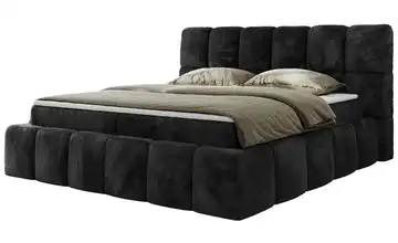 Boxbett mit Bettkasten Nira H4 Graphit 140x200 cm Teddy