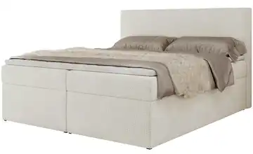 Boxbett mit Bettkasten Jaguar 180x200 cm H3 Creme