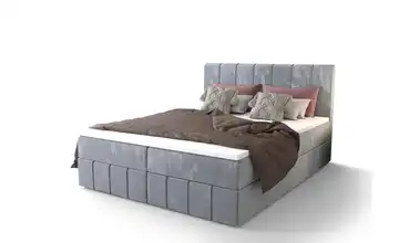 Boxbett mit Stauraum Bahama 160x200 cm Hellblau