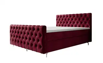 Boxbett mit Stauraum Chester 180x200 cm Rot