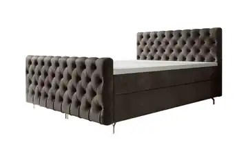 Boxbett mit Stauraum Chester 180x200 cm Braun