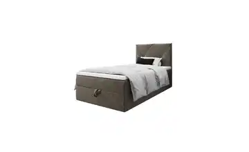 Boxbett mit Stauraum Altea 90x200 cm Braun