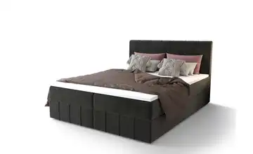 Boxbett mit Stauraum Bahama 160x200 cm Dunkelgrau