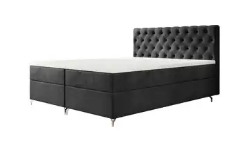 Boxbett mit Stauraum Chester 200x200 cm Dunkelgrau