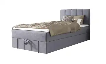 Boxbett mit Stauraum Bahama 90x200 cm Hellgrau