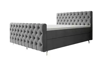 Boxbett mit Stauraum Chester 180x200 cm Grau