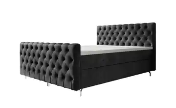Boxbett mit Stauraum Chester 180x200 cm Dunkelgrau