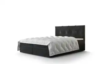 Altea mit Stauraum Boxbett 180x200 cm Dunkelgrau