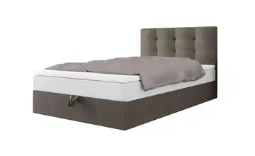 Boxbett mit Stauraum Duo Boxbett 100x200 cm Braun