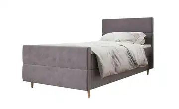 Boxbett mit Stauraum Flo Plus 90x200 cm Hellgrau