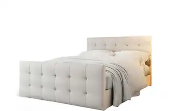  Boxbett Lederoptik, mit Stauraum Kleo