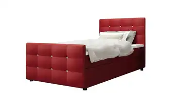  Boxbett mit Stauraum, Matratze H3 und Topper Kleo