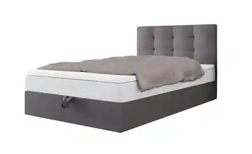 Boxbett mit Stauraum Duo Boxbett 90x200 cm Hellgrau