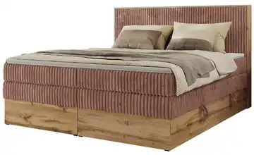  Boxspringbett mit Bettkasten Wood Classic King