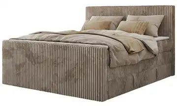  Boxspringbett mit Bettkasten Tiliano King Duo