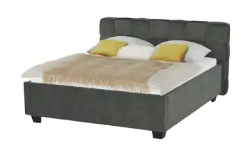 meinBett Polsterbett Veifa 140 cm Dunkelgrün