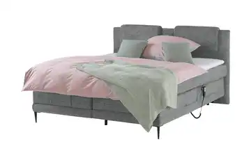 switch Motor-Boxspringbett Wave Grau 140 cm