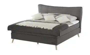 SKAGEN STUDIO Boxspringbett Vestre Anthrazit 160 cm H3 & H4