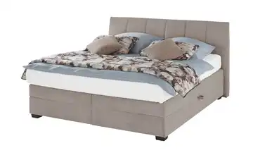 vanDoorn Boxspringbett Chiara 2.0 H3 Hellbraun 160 cm
