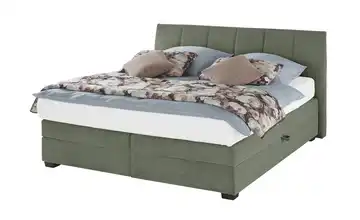 vanDoorn Boxspringbett Chiara 2.0 H2 Waldgrün 160 cm