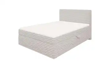 Boxspringbett 140x200 cm 145 cm Hellgrau