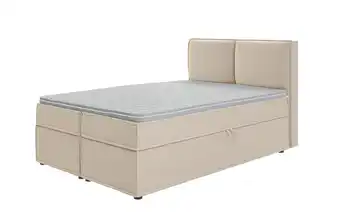 Boxspringbett 140x200 cm 140 cm Beige