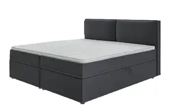Boxspringbett 200x200 cm 200 cm Graphit