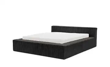 Polsterbett Dunkelgrau 202 cm 160x200 cm