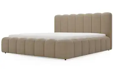 Polsterbett 184 cm 160x200 cm Braun