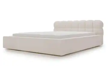 Polsterbett 204 cm Creme 160x200 cm