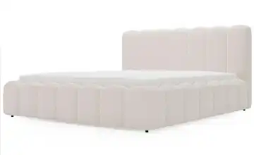Polsterbett 164 cm 140x200 cm Beige