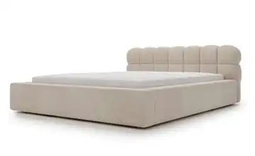 Polsterbett 184 cm Beige 140x200 cm