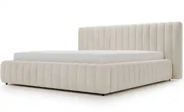 Polsterbett 200x200 cm Beige 252 cm