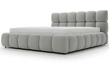 Polsterbett 140x200 cm 166 cm Grau