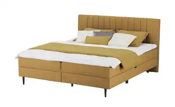 switch Polsterbett mit Bettkasten Tango Gelb 140 cm