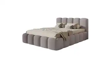 Selsey Polsterbett mit Bettkasten Cloudy II Taupe 140x200 cm