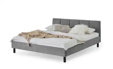 Polsterbett in grau Joker Grau Schwarz 186 cm 180x200 cm