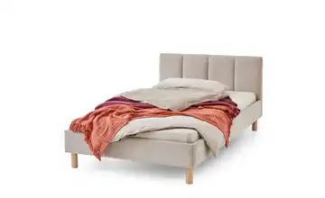 Polsterbett in beige Joker Beige Eiche 126 cm 120x200 cm
