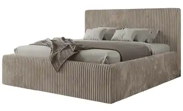 Polsterbett mit Bettkasten Tiliano Classic Taupe 160x200 cm