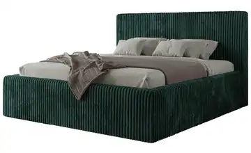 Polsterbett mit Bettkasten Tiliano Classic Dunkelgrün 160x200 cm