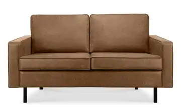 KONSIMO Einzelsofa 164 cm recyceltes Leder Braun 2