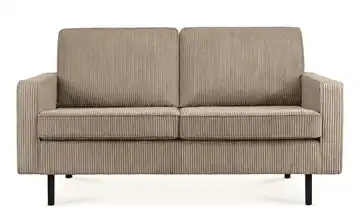 KONSIMO Einzelsofa 164 cm Cordstoff Cremeweiß 2